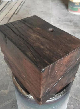 老船木板复古装饰品底座摆件