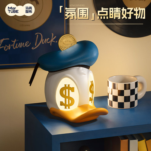 马克图布唐老鸭系列有钱鸭摆件灯桌面乔迁家居好物生日玄关入户礼 - 图1