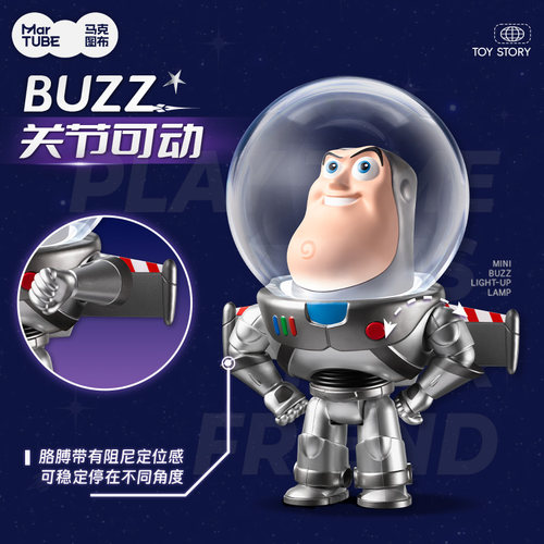 马克图布巴斯光年泡泡头潮玩灯玩具总动员摆件迪士尼手办盲盒周边 - 图3