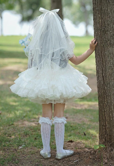 Детская фата, девочка, принцесса, фото, фото, реквизит для выступления, мероприятие ко Дню защиты детей, головной убор для родителей и детей, заколка, свадебная цветочница