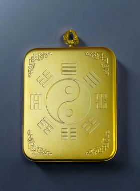 文仰阁道家雷祖唐卡吊坠国风送礼