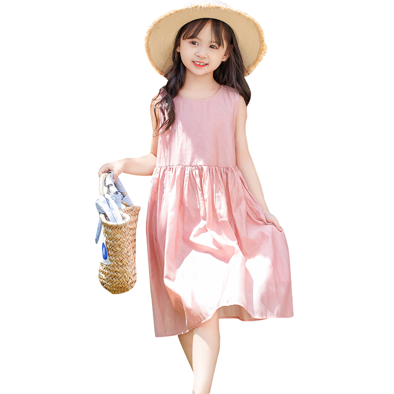 女童连衣裙夏季2025新款韩版儿童洋气公主裙中大童沙滩裙背心裙子 - 图3