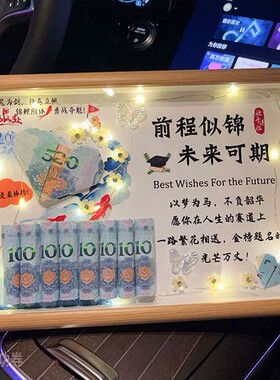 中高考冲刺金榜题名有钱花相框