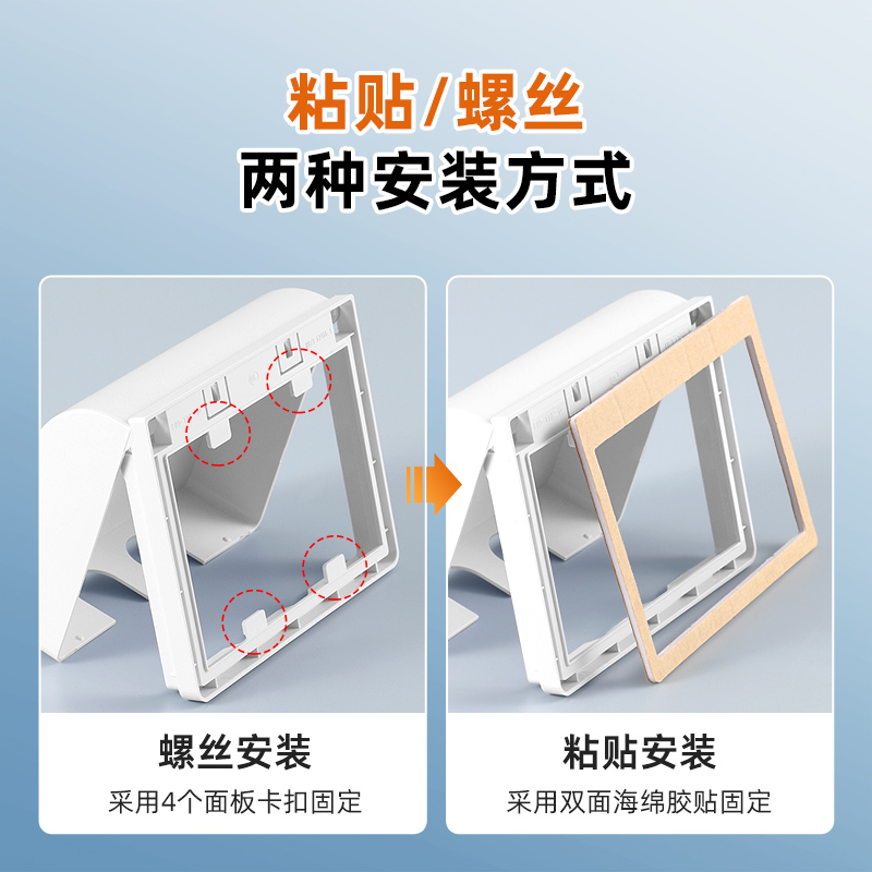 118型插座防水盒二位开关防溅盒保护盖卫生间浴室厨房家用防水罩-图1