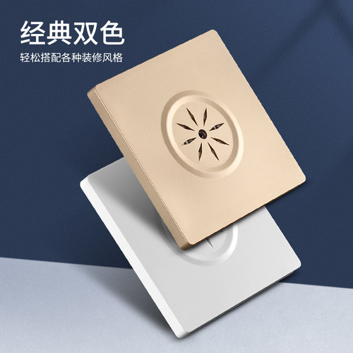 86型二线声光控开关面板声控开关楼道220v智能声控延时led灯开关 - 图2