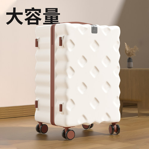 大容量行李箱女2026新款拉杆皮箱子可登机旅行密码24寸28学生住校 - 图2