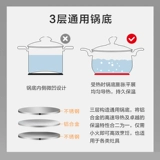Отверждение Aishida 316L из нержавеющей стали утолщенная домашняя молочная плита из кипячена
