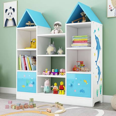 children's shelves and storage