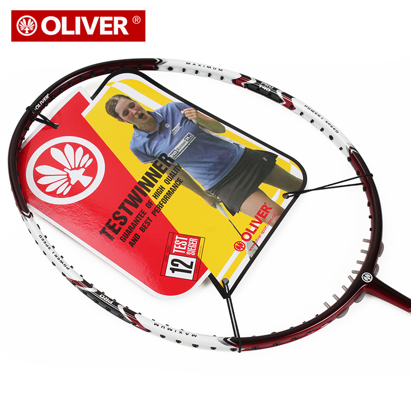 OLIVER奧立弗羽毛球拍奈米全碳素男女進攻型單拍SUPER NANO 880