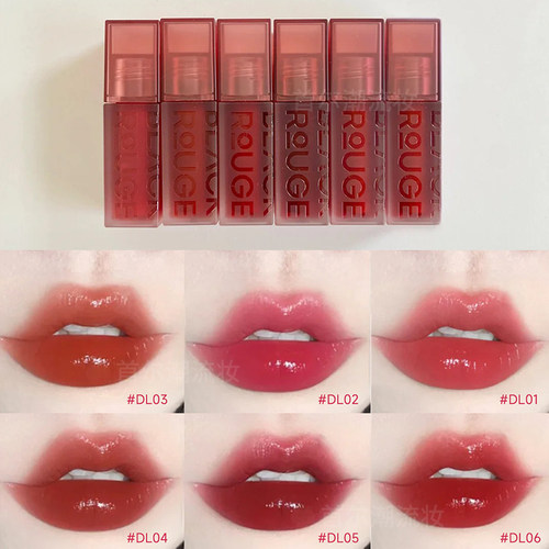 韩国blackrouge唇釉黑胭双层镜面水光DL06焦糖柿棕雾面唇泥显白女 - 图3