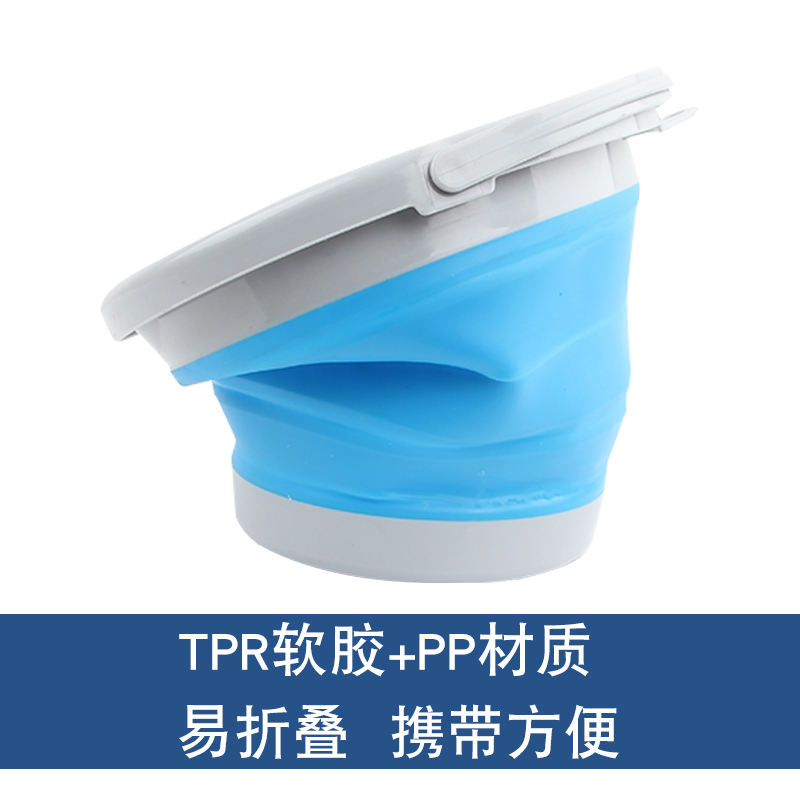 可折叠桶小鱼桶打水钓鱼护便携式专用户外赶海野钓车载带盖装活鱼-图2