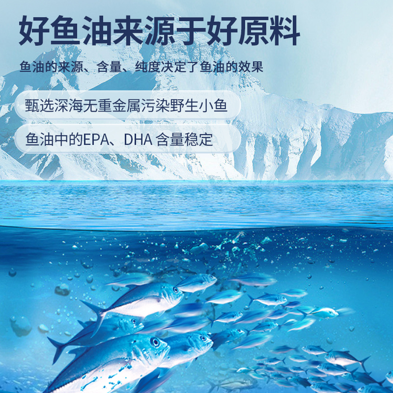 保元德鱼油软胶囊中老年成人降血脂深海肝油omega3正品旗舰店ka3 - 图1