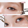 Orange small butter eyeliner gel pen lying silkworm pen down to