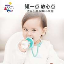 New mdb baby tooth rubber chain baby grinding tooth stick toy hanging rope Pacifier Silicone Anti Fall Chain Can Bite