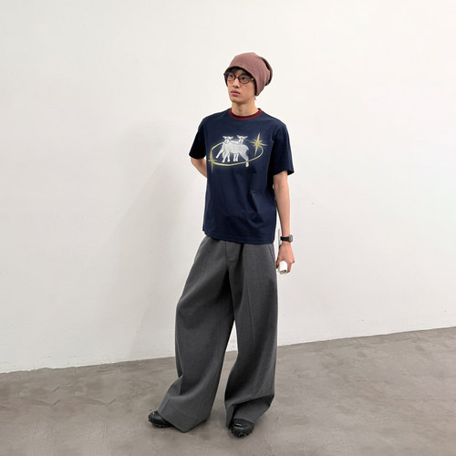 roaringwild a arch 咆哮野兽凉感速干防晒上衣美式印花短袖T恤男 - 图3