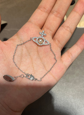 奥林匹亚手链小夹心珍珠手饰精致气质小众饰品