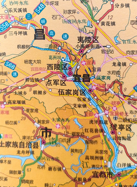 2026新版湖北地图可擦写大号