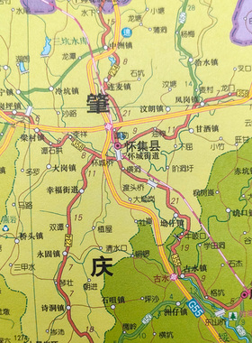 2026新版广东地图可擦写110*80