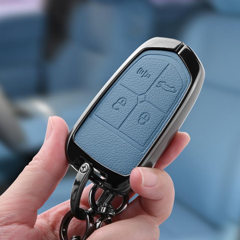 适用新款宝沃bx5钥匙套BX6真皮全包bx7扣BX3改装BXi7汽车保护壳男 - 图2