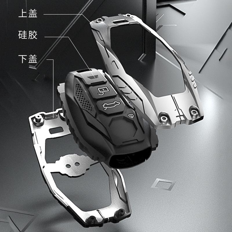 名爵MG5钥匙套专用天蝎座mg/4/9改装zs包mg3汽车用品装饰大全壳扣 - 图3