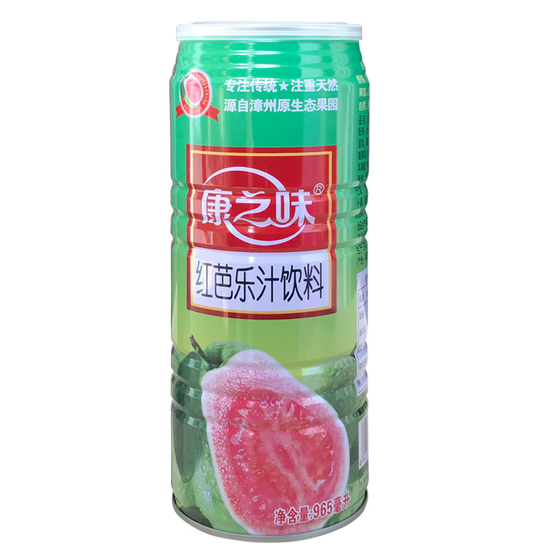 闽南特产康之味红芭乐汁番石榴汁果汁饮料965ml*6瓶聚餐火锅常备 - 图2