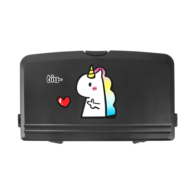 Car small table plate rear seat multi-functional car dining table foldable storage dining table computer laptop stand