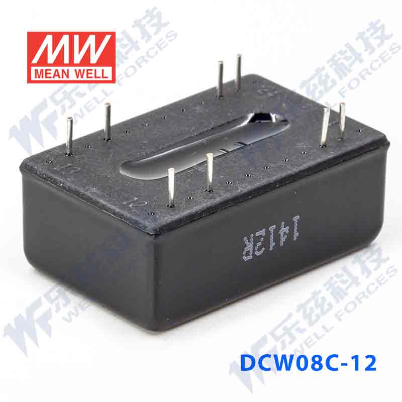 台湾明纬DC-DC模块电源DCW08C-12 8W 36~72V转±12V0.335A双输出 - 图2