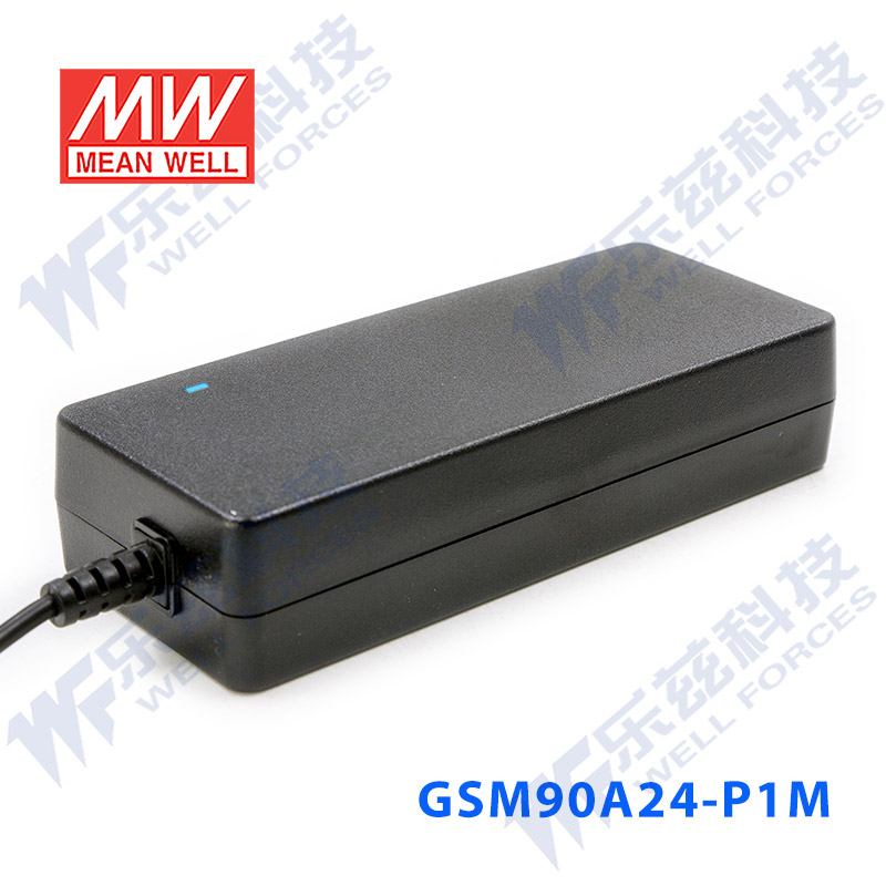 GSM90A24-P1M台湾明纬90W24V电源适配器直流稳压3.75A三插医疗级 - 图3