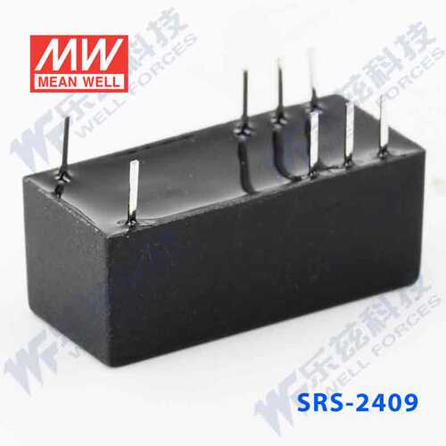 明纬24V变9V电源0.5W SRS-2409 21.6-26.4V转9V56mA DC-DC输出 - 图3