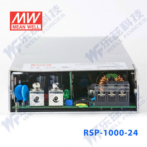 明纬24V电源960W RSP-1000- 24 40A直流稳压可并联输出可调 台湾 - 图1