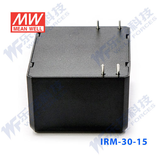 明纬15V电源30W IRM-30-15 超小型AC-DC模块电源直流2A插脚型台湾 - 图2
