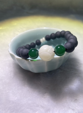 原创药珀菩提根天意子药柏佛珠手串配饰手链安神珠男女情侣