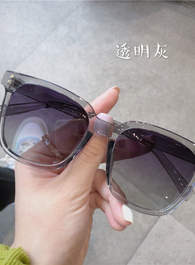 墨镜女ins小红书可配近视偏光太阳镜防紫外线大脸显瘦显脸小男