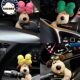 2024 new bow-tie puppy car windshield wiper decorative car turn signal car ornaments