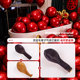 Wedding light luxury ruby red balloon double layer thickening