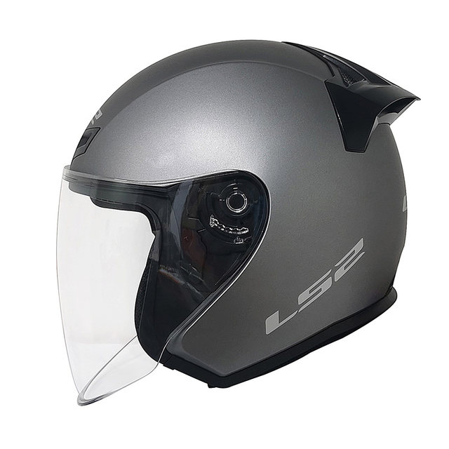 LS2 new half-helmet four-season universal extended lens