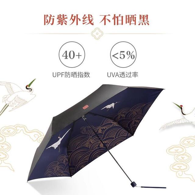 Miniso's Forbidden City Hundred Flowers Scroll Series Sunscreen Umbrella