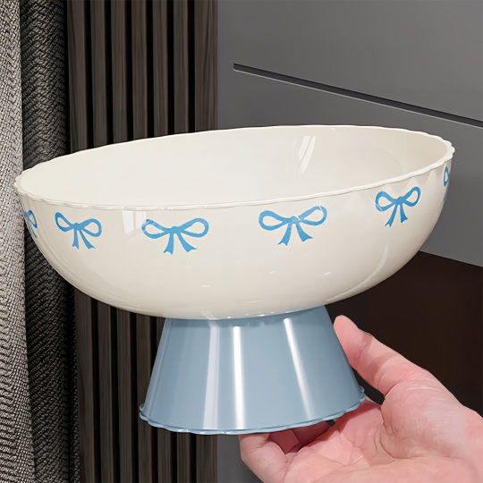 高脚水果盘沥水盘客厅家用新款高颜值轻奢高档小精致沥水西瓜盘碟