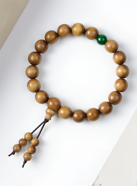 金丝楠木手串单圈水波纹