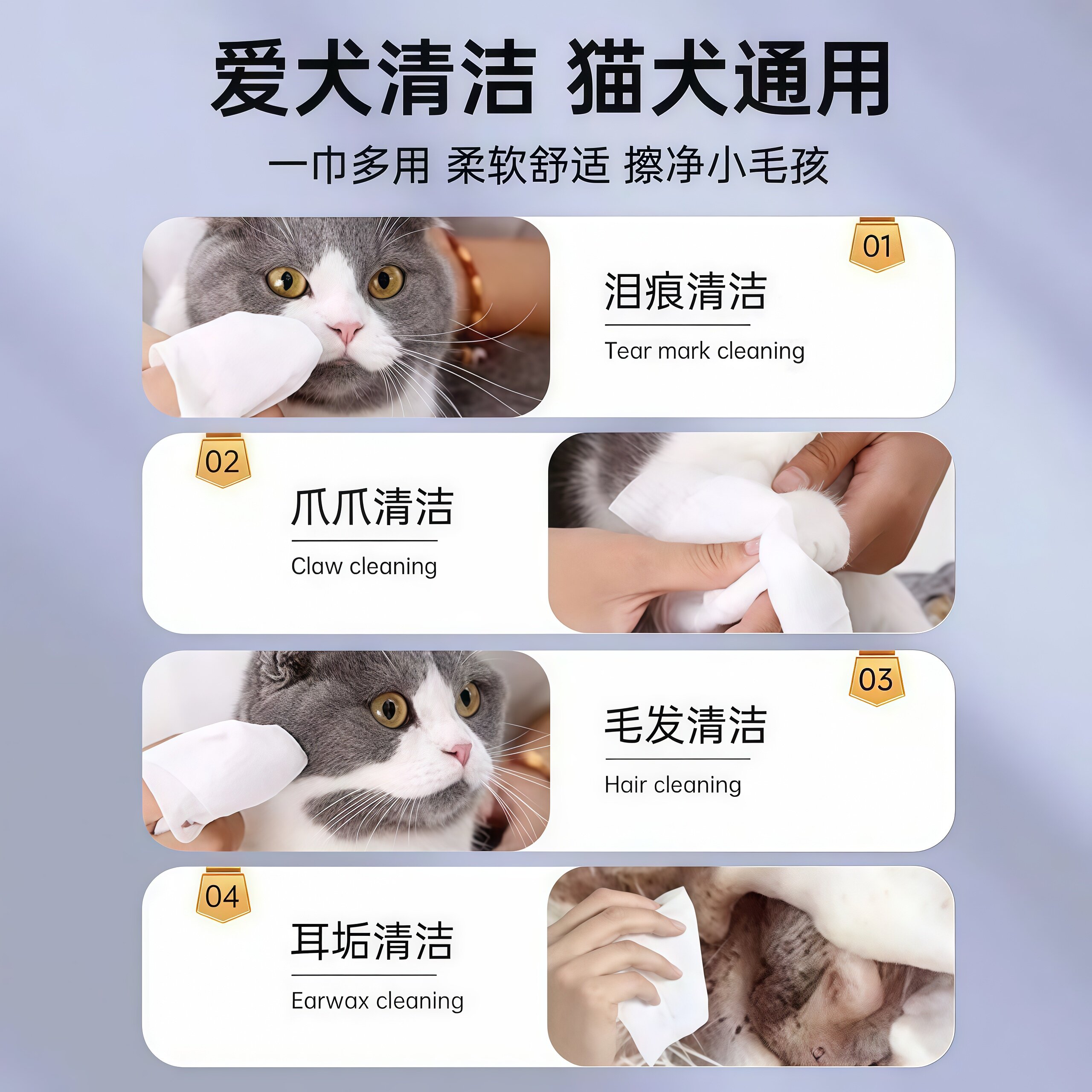 巨无霸宠物湿巾加大加厚猫咪狗狗除臭免洗清洁用品椰味日常清洁,淘宝优惠券,粉丝福利购,淘宝优惠卷