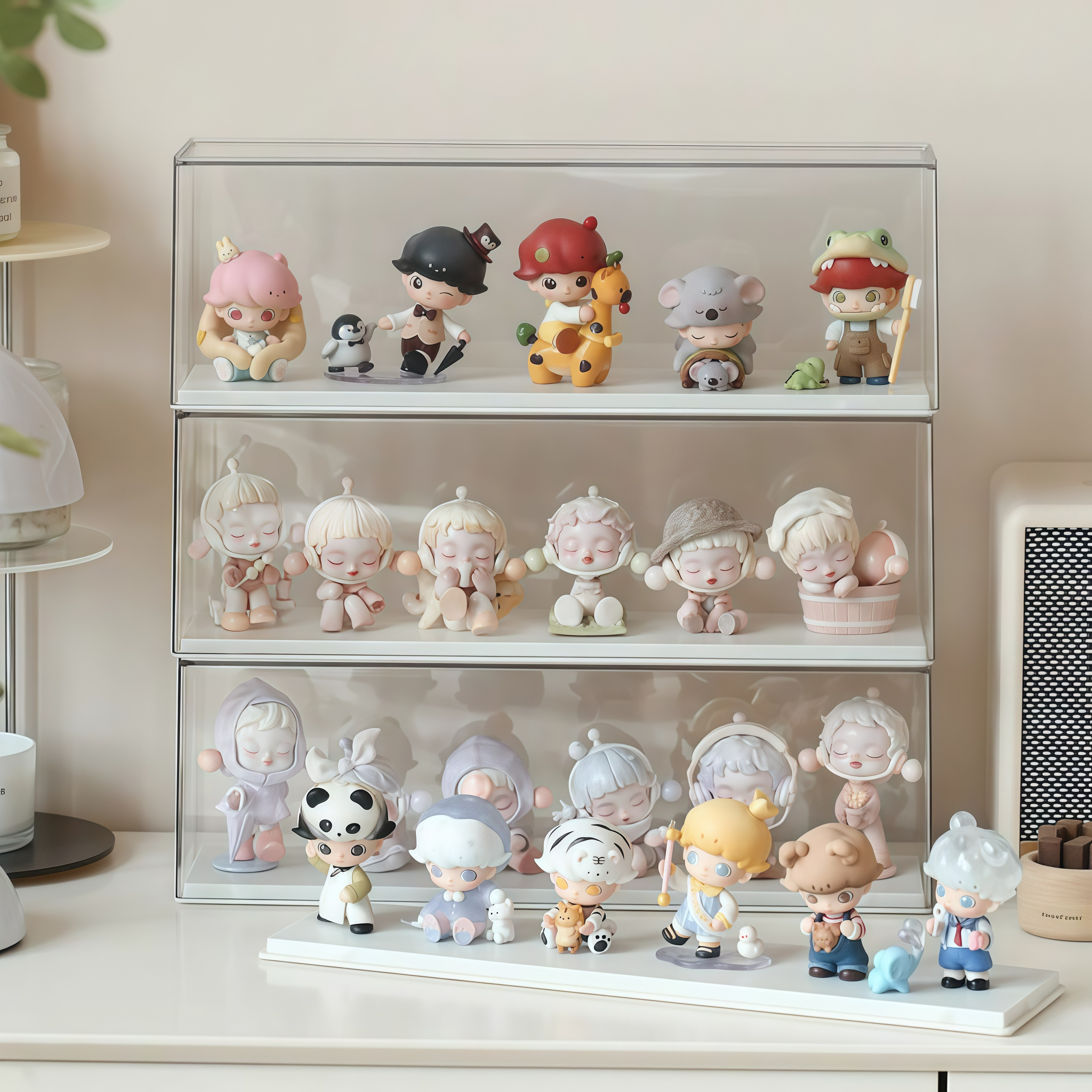 Figure Blind Box Display Box Acrylic Transparent Dust Rack