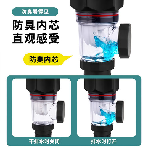 洗手盆下水管排水管面盆防堵漏塞洗脸盆池防臭下水器配件台盆套装 - 图0