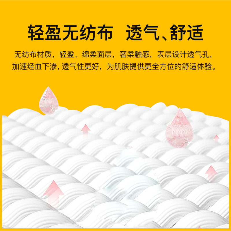 裤型卫生巾喜乐喜安睡裤产妇女经期用防漏棉柔裤型姨妈巾女卫生裤