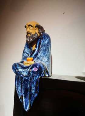 达摩摆件客厅会所石湾陶瓷