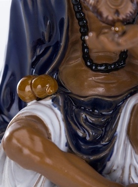 公仔中式风客厅喜庆文玩石湾陶瓷