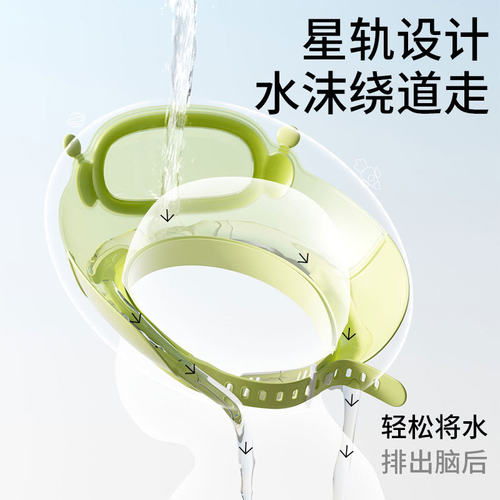 儿童洗头挡水帽宝宝防水帽婴儿洗头神器护耳小孩洗澡浴帽洗发帽子 - 图3