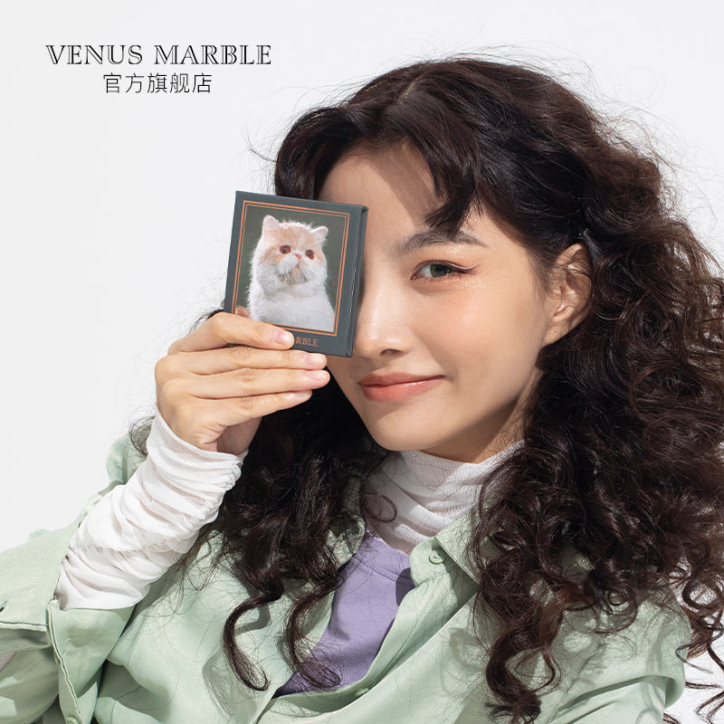 VENUS MARBLE旗舰店新品VENUS MARBLE猫系列加菲猫豹猫大地色动物哑光棕四色眼影盘VM0