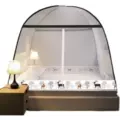 新款跨境免安装蒙古包蚊帐防尘顶家用加密加厚学生宿舍蚊帐SY 图片 5