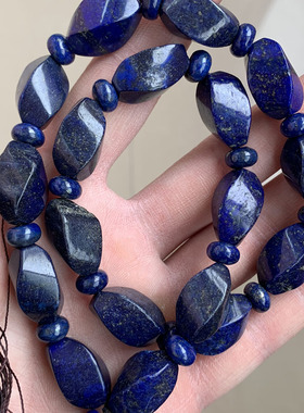 天然青金石手持原矿原