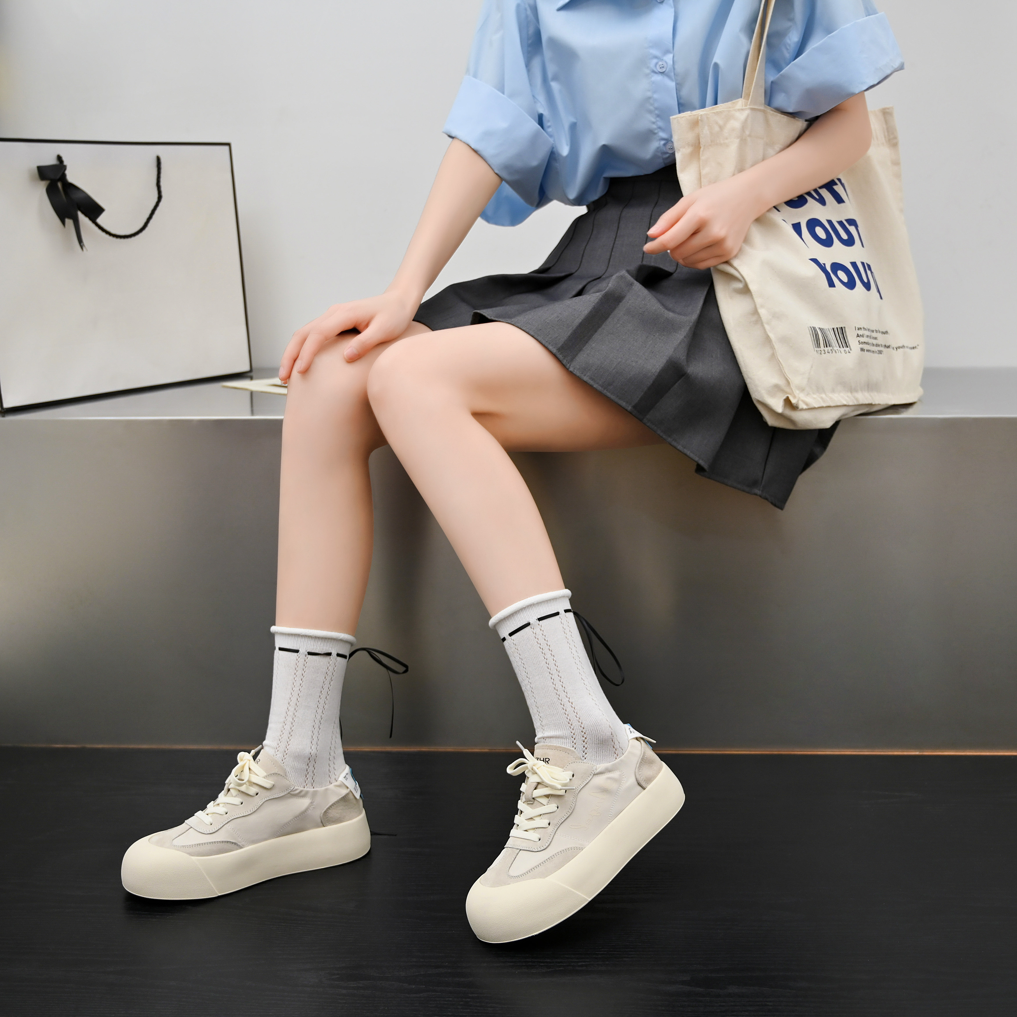 ZHR则则【59钜惠】春夏温柔风单鞋休闲运动鞋勃肯半拖售完不补！